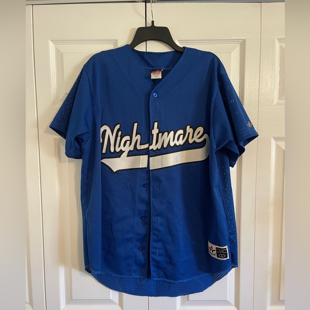 Alleson athletic Vintage baseball jersey| Color: Blue | Size L